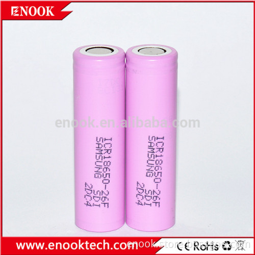 Best selling! Samsung26F 2600mAh Rechargeable Battery